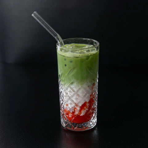 Iced Strawberry Matcha Latte