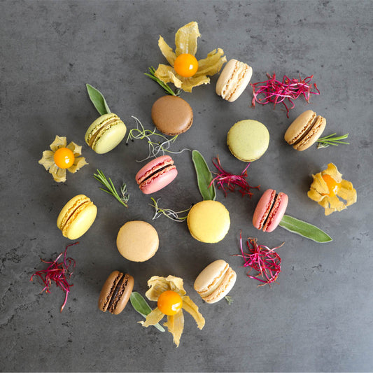 3x Macarons (verschiedene Sorten)